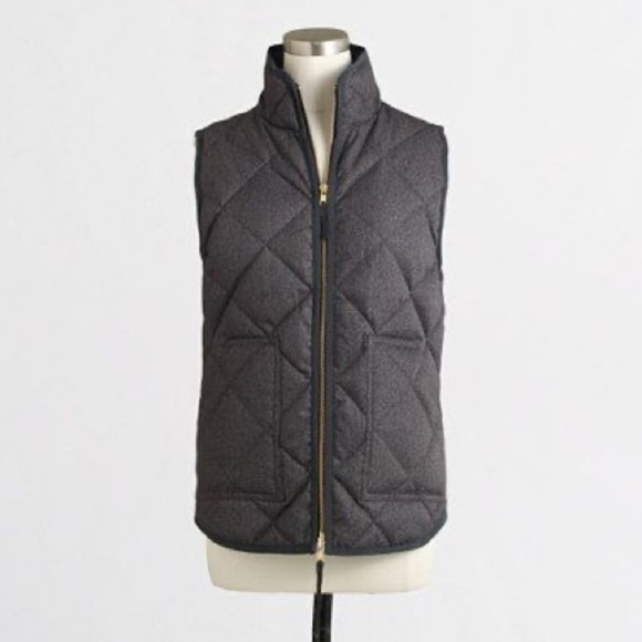 J. Crew Quilted Puffer Excursion Down Vest Size XXS - Picture 2 of 12